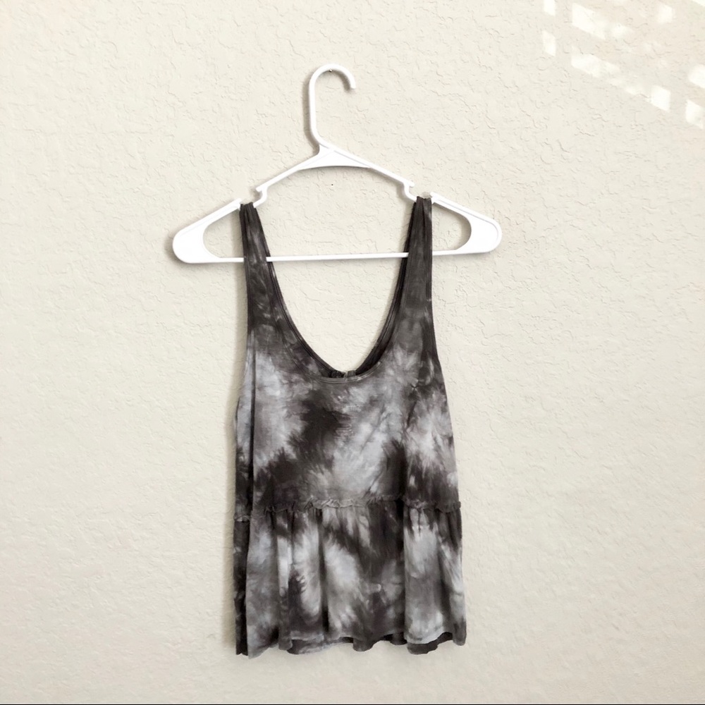 American Eagle Soft & Sexy Tie Dye Tank Gray XS - Picture 12 of 12